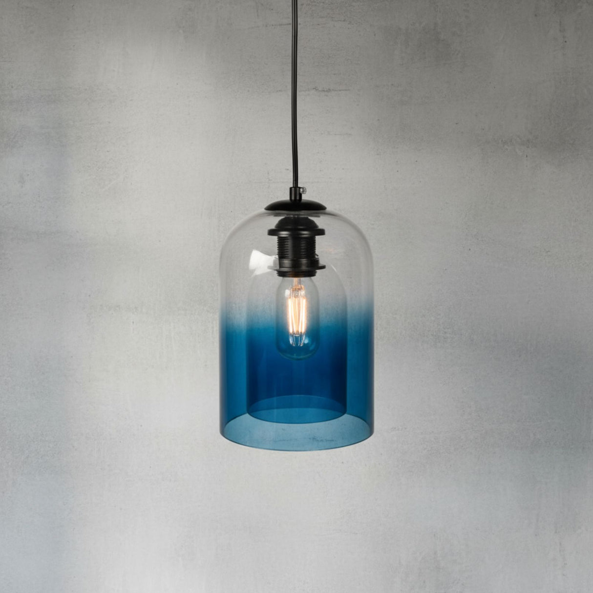 Skandinavische Glas-Hängelampe Pendelleuchte Deckenleuchte Deckenlampe