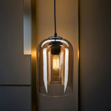 Skandinavische Glas-Hängelampe Deckenleuchte Pendelleuchte Deckenlampe