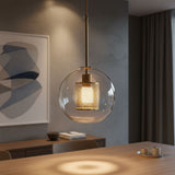 Glas-Deckenleuchte Hängeleuchte Deckenlampe Hängelampe Pendelleuchte