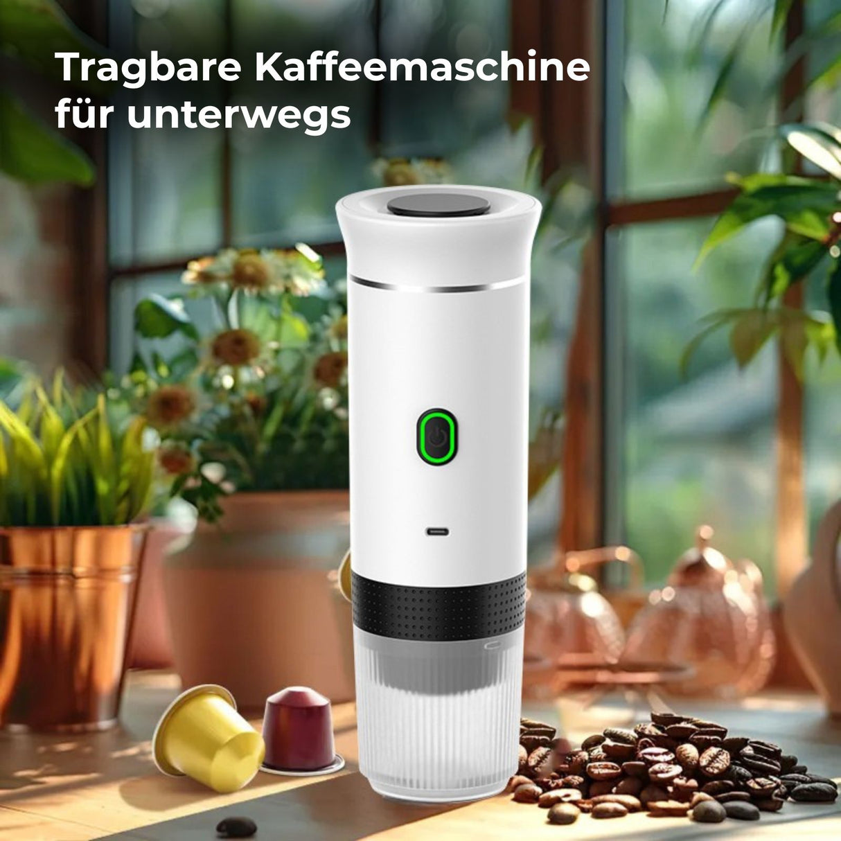 Kaffeemaschine tragbar Reisekaffeemaschine Kaffeeautomat Espressokocher
