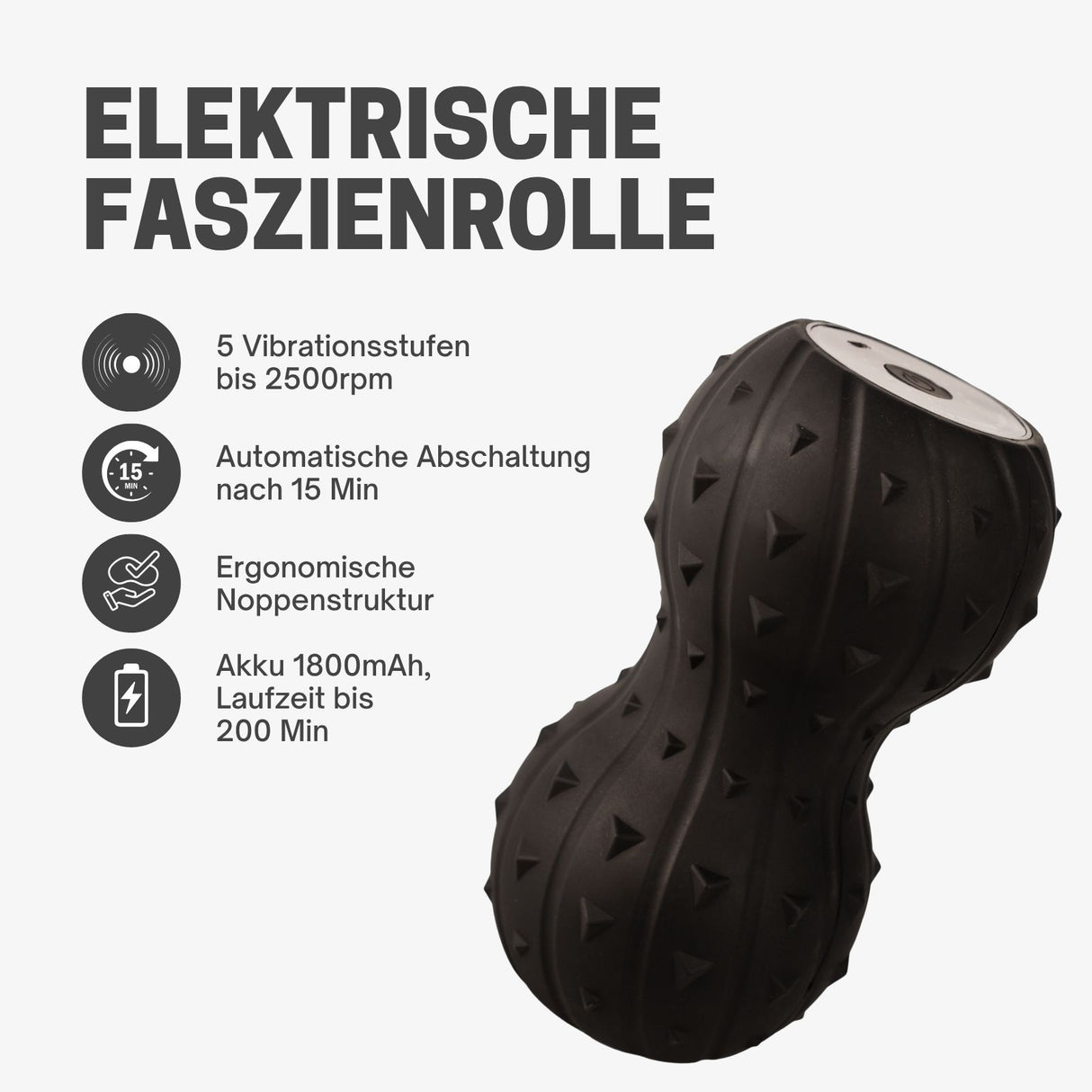 Elektrische Faszienrolle Fitnessrolle Vibrations-Massagerolle Knieroll Hermex.ch Elektrische Faszienrolle Fitnessrolle Vibrations-Massagerolle Knieroll Hermex.ch