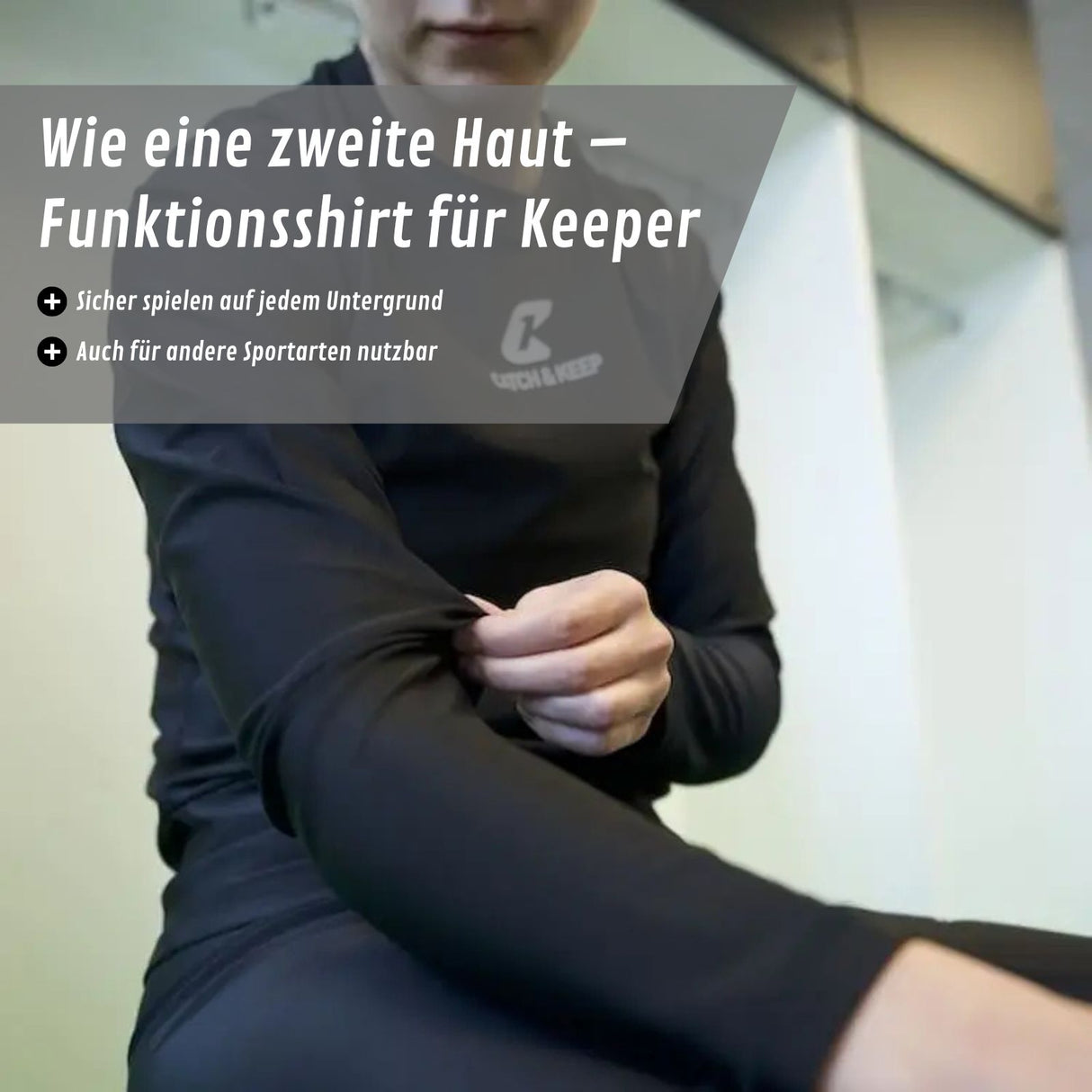 Atmungsaktives Sport Kompressions Shirt Gr. XL Funktionsshirt Unterziehshirt