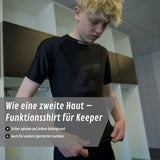 Atmungsaktives Sport Kompressions T-Shirt Gr. 140 Funktionsshirt Unterziehshirt