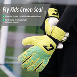 Fussballhandschuhe Fly Kids Green Soul Gr. 7 Torwart Goalie Handschuhe