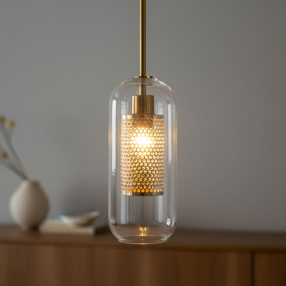 Glas-Deckenleuchte Pendelleuchte Hängelampe Deckenlampe Hängeleuchte