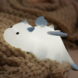LED-Drachen-Nachtlicht Kinder-Nachttischlampe Tierlicht Tischleuchte
