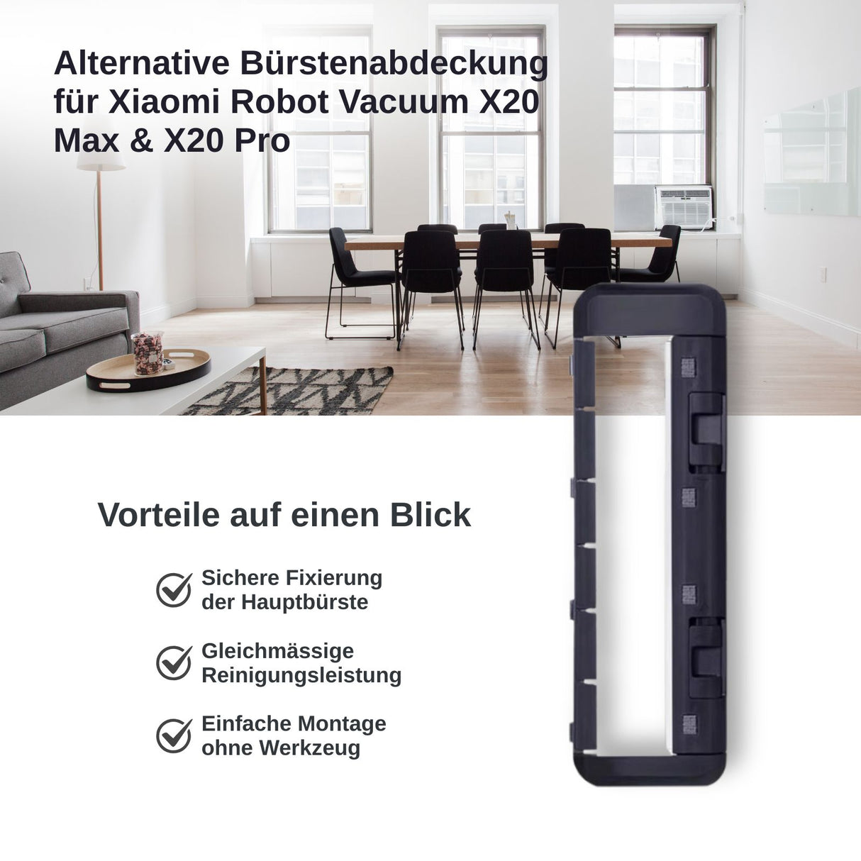Alternative Bürstenabdeckung für Xiaomi Robot Vacuum X20 Max X20 Pro