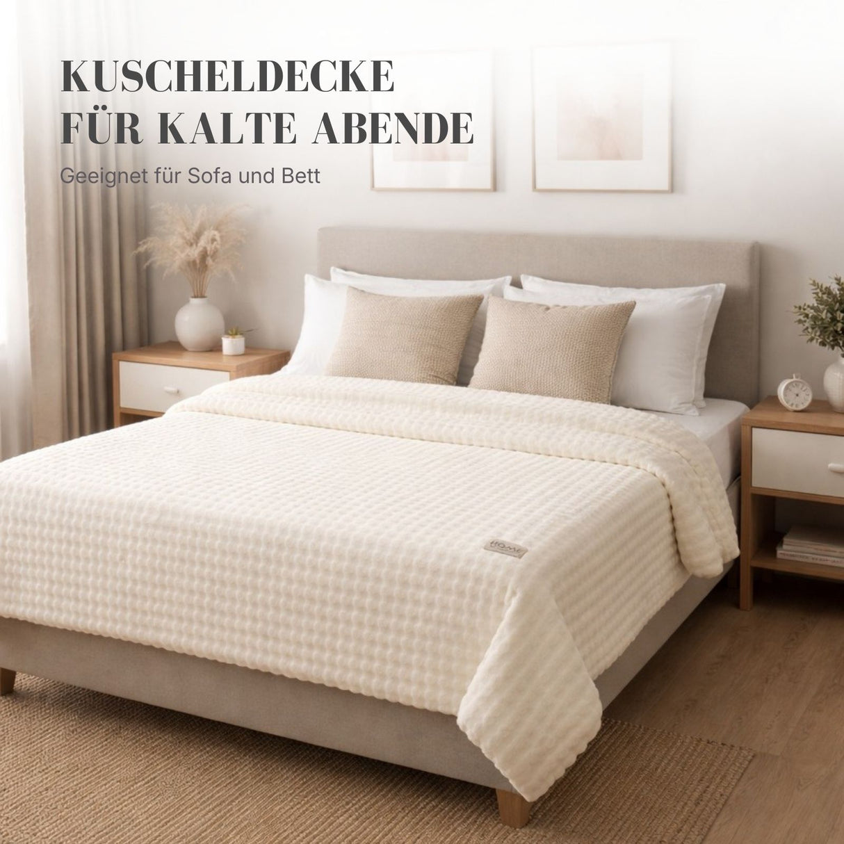 Kuscheldecke Bettdecke Winterdecke Steppdecke Flauschdecke Decke