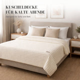 Kuscheldecke Bettdecke Winterdecke Steppdecke Flauschdecke Decke
