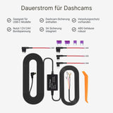 Hardwire-Kit für Dashcam Einbau-Kit für Dauerstrom Stromanschluss-Set