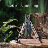 25in1 Multifunktions-Zange Multitool mit Zange Outdoor-Werkzeug