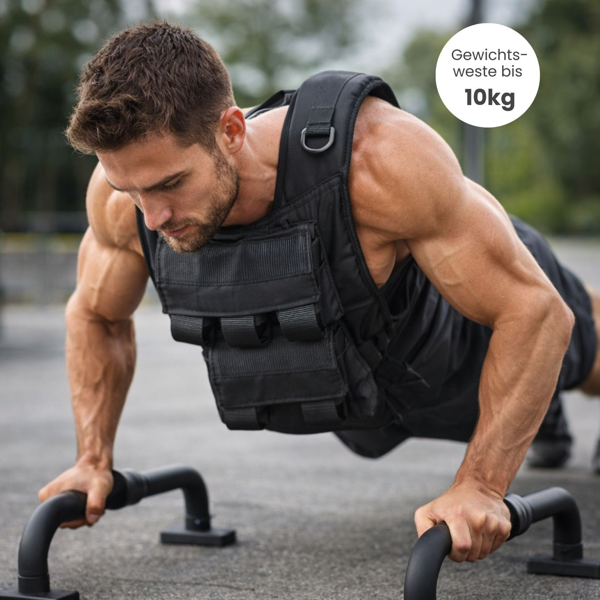 Verstellbare One Size Gewichtsweste 10kg Trainingsweste Weste