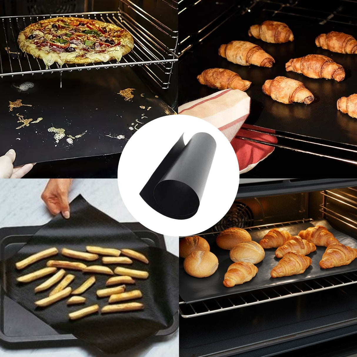 Backmatte Antihaft-Backmatte Dauerbackfolie Backunterlage