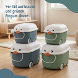 4er-Set Spielzeugkiste Spielzeug-Aufbewahrungsbox Organizer Truhe