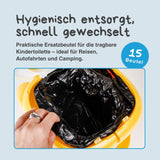 15 Müllbeutel für Kindertoilette 144069 144070 144071 Zugband-Beutel