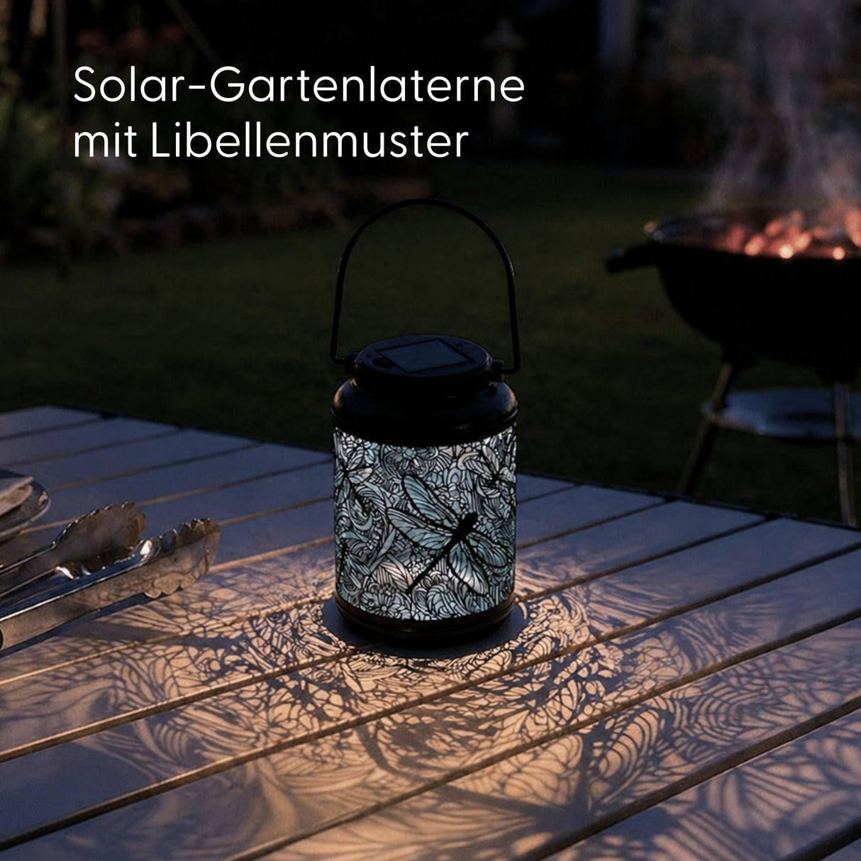 Solar-Gartenlaterne LED Laterne Solarleuchte Dekoleuchte Solarlampe