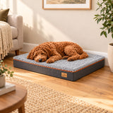 Hundebett Grösse L Plüschbett Hundematratze Haustierbett Schlafplatz