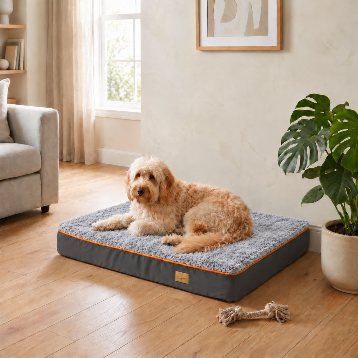 Hundebett Grösse XL Plüschbett Haustierbett Hundematratze Schlafplatz