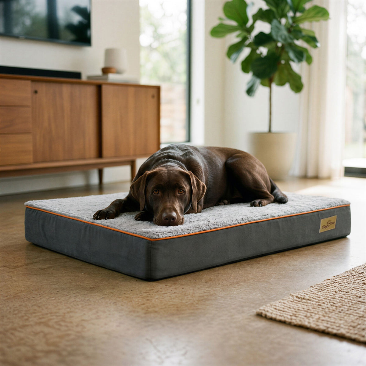 Hundebett Grösse XXL Schlafplatz Plüschbett Haustierbett Hundematratze