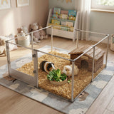 Tiergehege Hundelaufstall Welpenauslauf Indoorgehege Kleintiergehege