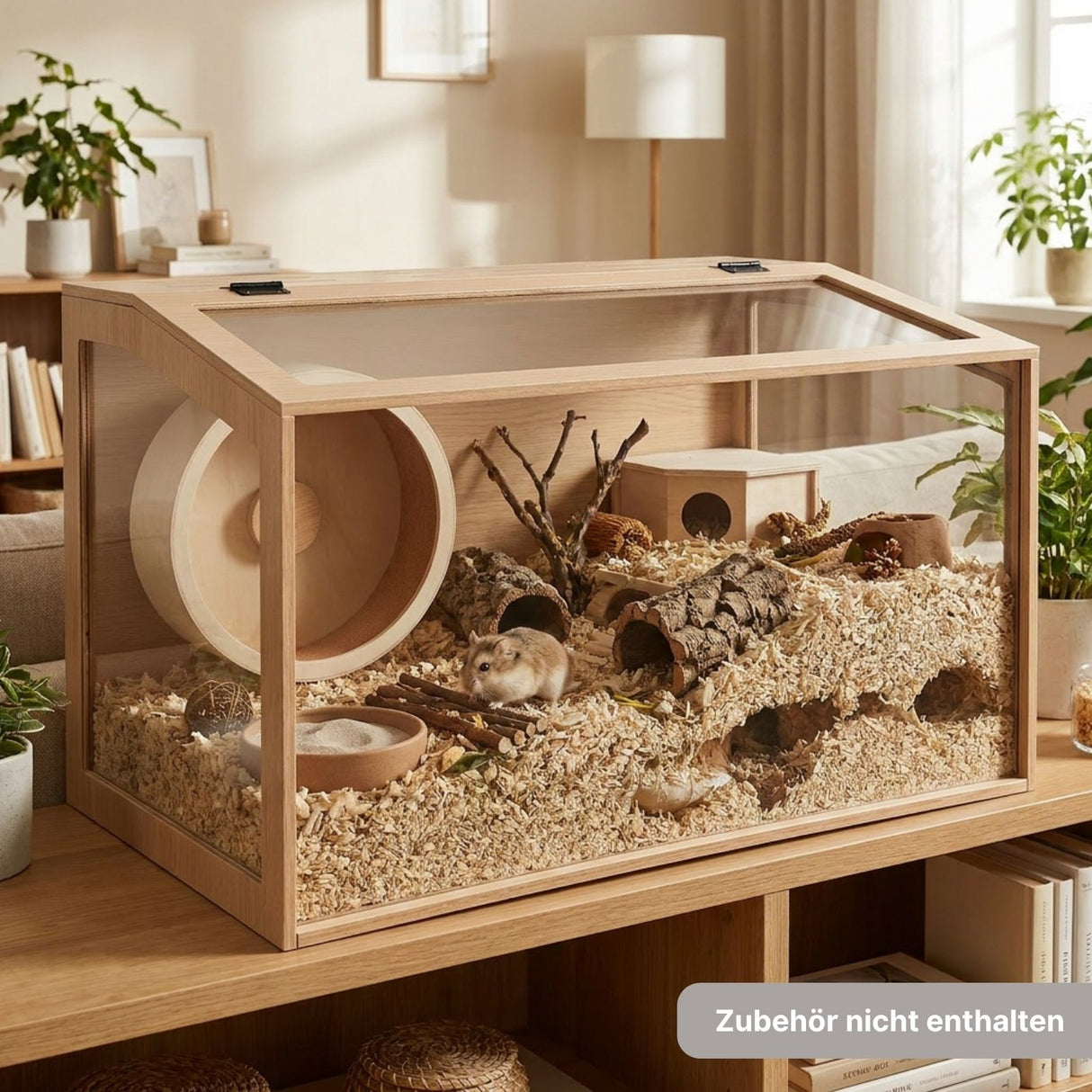 Hamster-Gehege Gr. M Nagarium Kleintierkäfig für Hamster Mäuse Nager