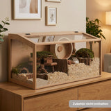 Hamster-Gehege Gr. L Kleintierkäfig für Hamster Mäuse Nager Nagarium