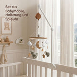 Mobile mit Halterung und Spieluhr Schafe Schlafbegleiter mit Musik