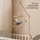Mobile mit Halterung Rakete Babymobile mit Glockenhalter
