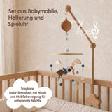 Mobile mit Halterung und Spieluhr Rakete Einschlafhilfe mit Musik