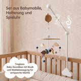 Mobile mit Halterung und Spieluhr Rakete Schlafbegleiter mit Musik