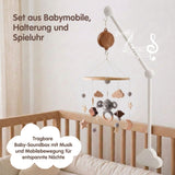 Mobile mit Halterung und Spieluhr Elefant Schlafbegleiter mit Musik
