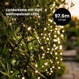 LED-Gartenbeleuchtung 97m Outdoor-Dekoleuchte Gartenleuchte