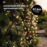 LED-Lichterkette 97m Beleuchtung Dekolichter Lichtergirlande Leuchte