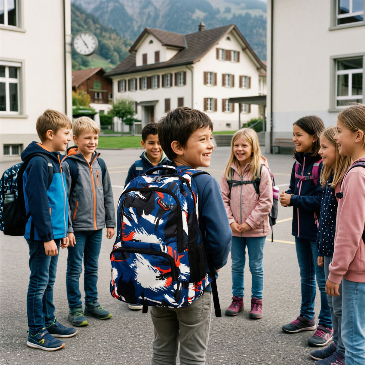 Schulrucksack Teenager-Rucksack Schulthek Schuelzgi Schulranzen