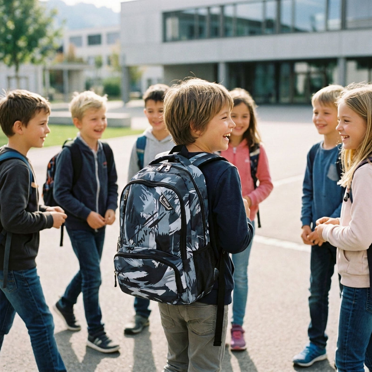 Schulrucksack Teenager-Rucksack Schulranzen Schulthek Schuelzgi