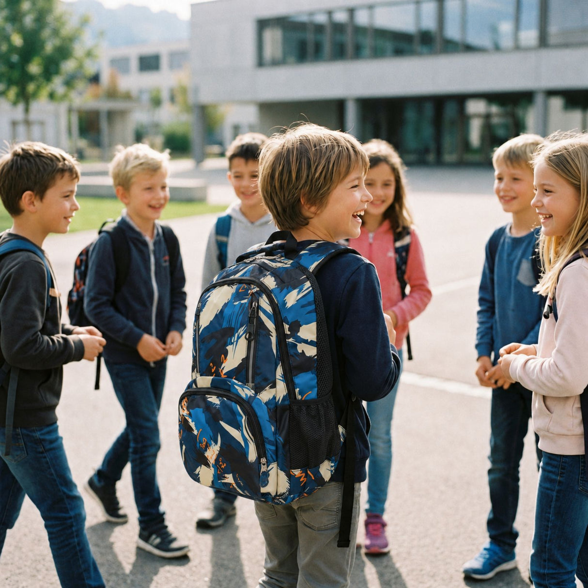Schulrucksack Teenager-Rucksack Schuelzgi Schulranzen Schulthek