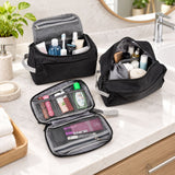 3-tlg. Necessaire-Set Kulturbeutel Kosmetiktasche Toilettentasche