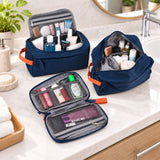 3-tlg. Necessaire-Set Kosmetiktasche Kulturbeutel Toilettentasche