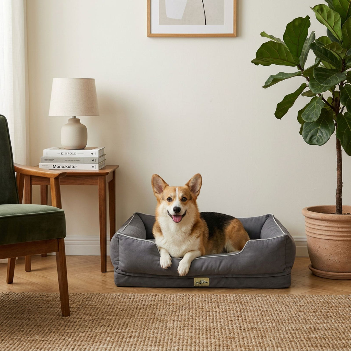 Hundebett Grösse L Haustierbett Schlafplatz Kuschelbett Liegeplatz