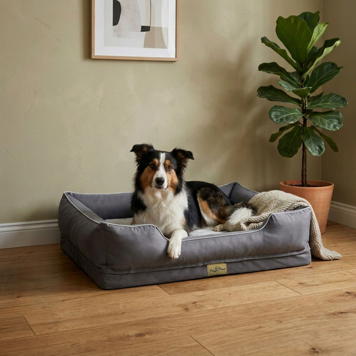 Hundebett Grösse XL Liegeplatz Haustierbett Schlafplatz Kuschelbett
