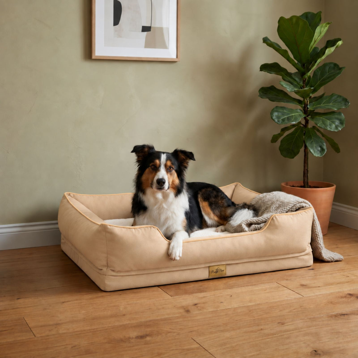 Haustierbett Grösse XL Kuschelbett Liegeplatz Hundebett Schlafplatz