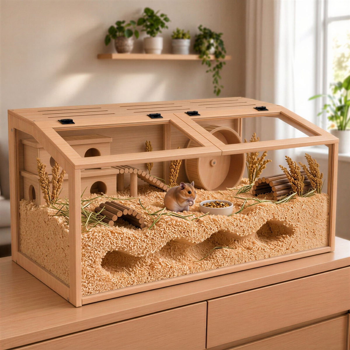 Hamster-Gehege Gr. XXL Kleintierkäfig für Hamster Mäuse Nager Nagarium
