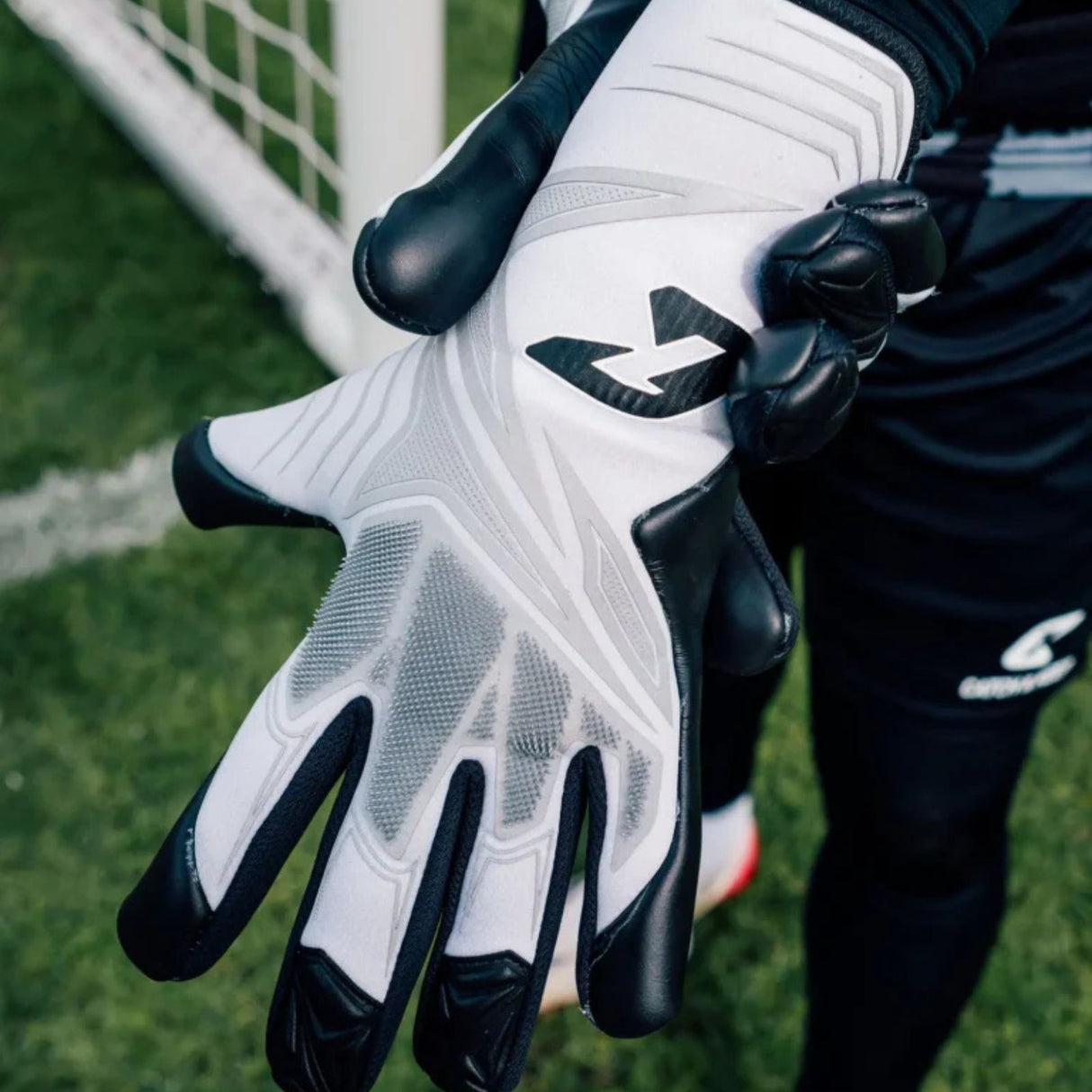 Fussballhandschuhe Future Vision silvR Gr. 9 Torwart Goalie Handschuhe