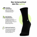 Fussballsocken Gr. 42-47 Sportstrümpfe GripSoxx SE Schwarz