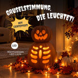 Halloween Kürbis mit LED Leuchtkürbis Partydekoration Halloweendeko