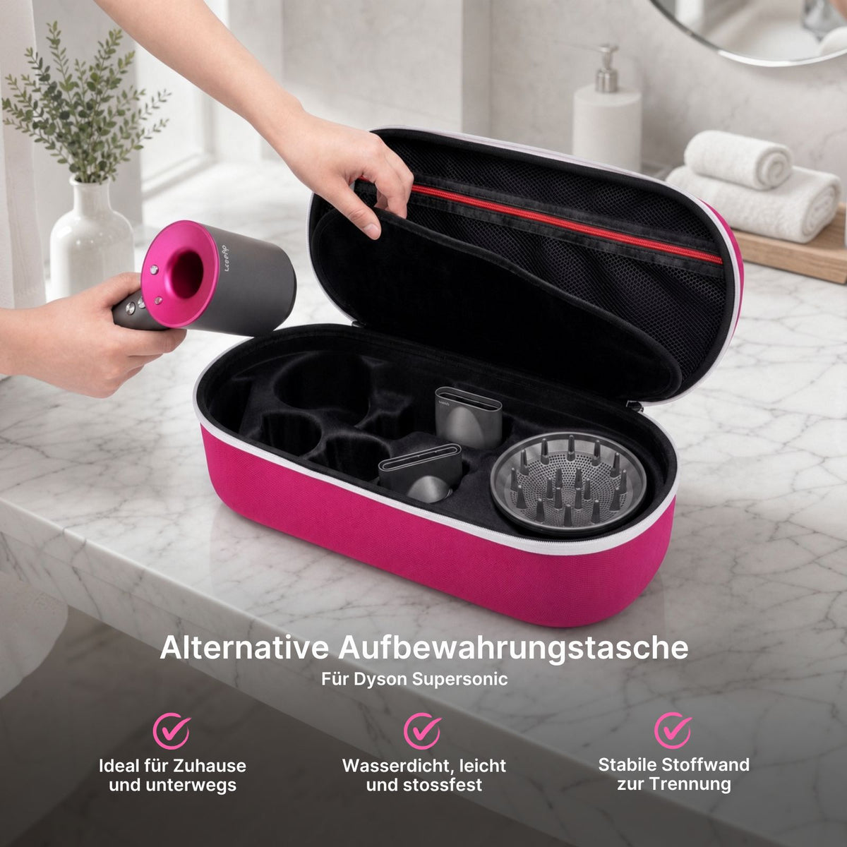Alternative Aufbewahrungstasche für Dyson Supersonic Föhn-Schutztasche