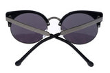 Cat Eye Vintage Retro 80er Sonnenbrille UV400 - Schwarz