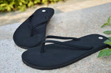 Women Sexy Flip Flop Sandalen Sandaletten Flipflop Schwarz / Grösse 37