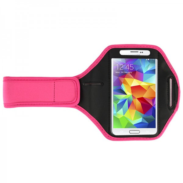 iPhone 6 4,7" / Samsung Galaxy S5 / HTC ONE M8 Sport Armband Joggen Hülle Pink