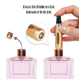 2er-Set Mini-Parfümzerstäuber 5ml Parfum Vaporisateur Goldig